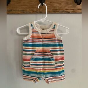 Tea Collection Pastel Striped Baby Romper